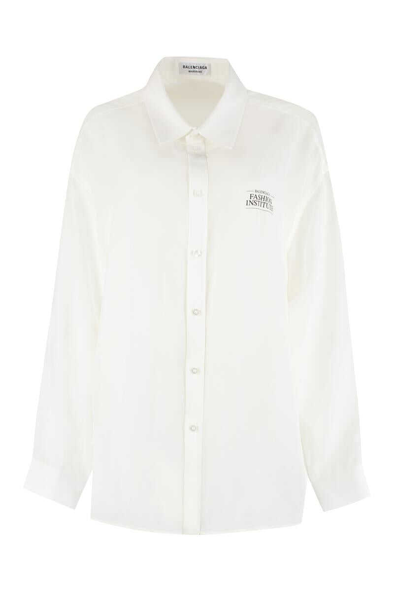 Balenciaga BALENCIAGA SILK SHIRT White