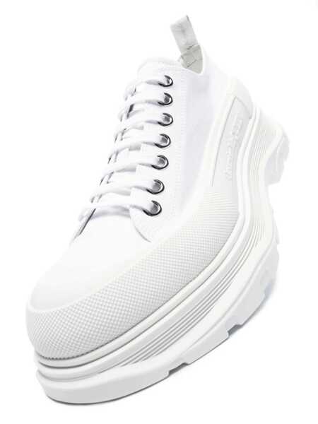 Sneakers Alexander McQueen Alexander McQueen Tread Slick Lace-Up Shoes WHITE Barbati (BM 10891102) 2