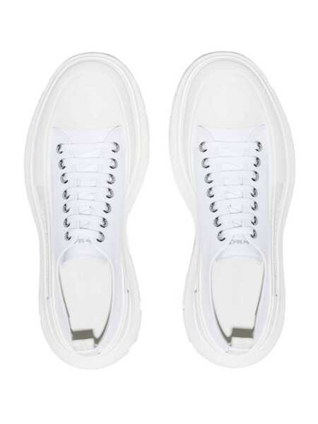 Sneakers Alexander McQueen Alexander McQueen Tread Slick Lace-Up Shoes WHITE Barbati (BM 10891102) 4