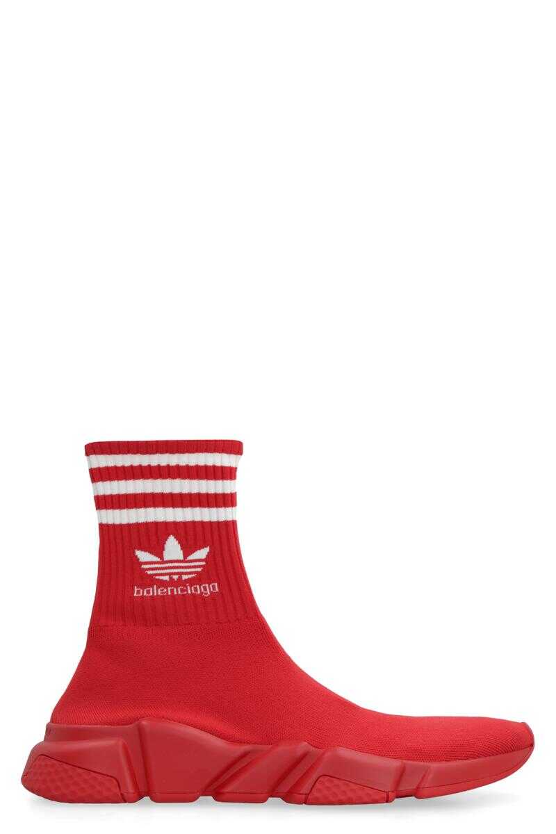Balenciaga BALENCIAGA BALENCIAGA X ADIDAS -SPEED TRAINERS KNITTED SOCK-SNEAKERS red
