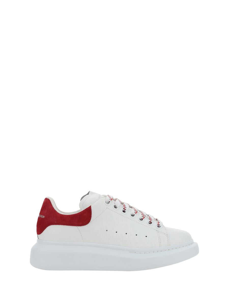 Alexander McQueen ALEXANDER MCQUEEN SNEAKERS WHITE/CHERRY