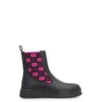 Bocanci GUCCI LEATHER CHELSEA BOOTS Femei