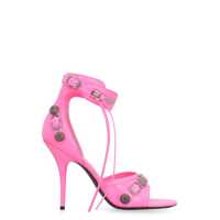 Pantofi cu toc Balenciaga Cagole Leather Sandals Femei