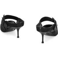 Sandale Alexander McQueen Dama - Sandale Alexander McQueen ALEXANDER MCQUEEN PUNK LEATHER SANDALS black Femei (BM 10894147) - B-mall.ro