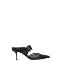 Sandale ALEXANDER MCQUEEN PUNK LEATHER SANDALS Femei