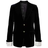 Sacouri Gucci Gucci Single-Breasted Velvet Jacket