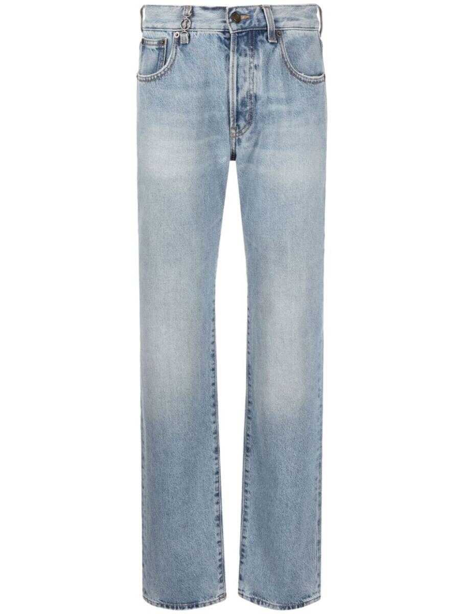 Saint Laurent SAINT LAURENT CASSANDRE JEANS CLOTHING BLUE