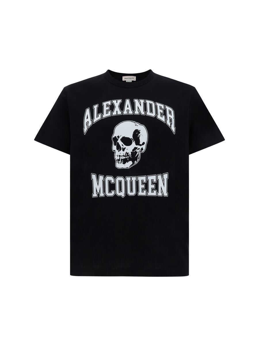 Alexander McQueen ALEXANDER MCQUEEN T-SHIRT BLACK/WHITE