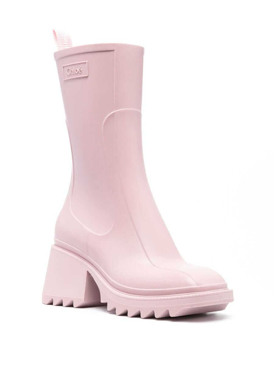 Chloe CHLOÉ Betty PVC rain boots Lilac