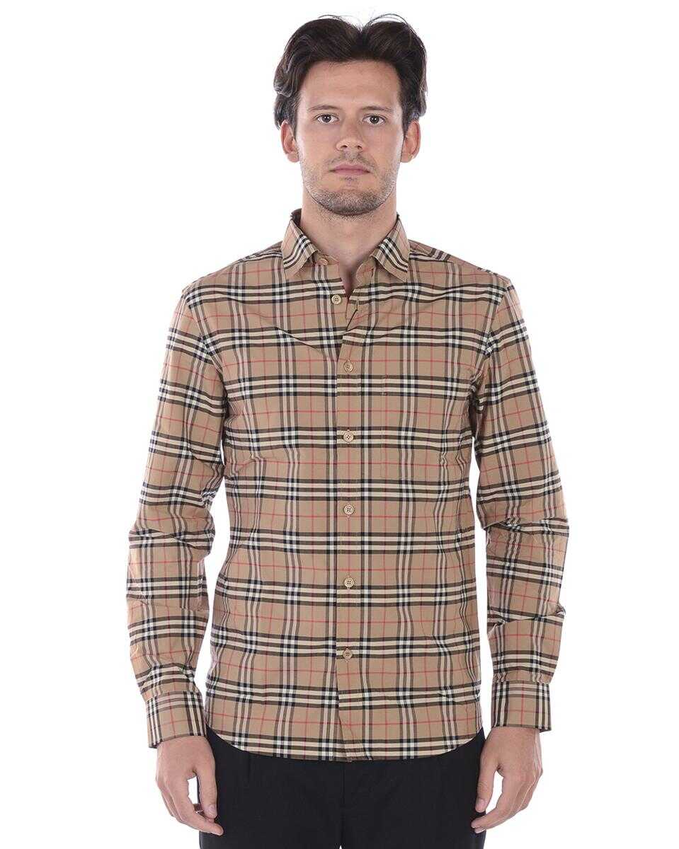 Burberry BURBERRY SHIRT BEIGE