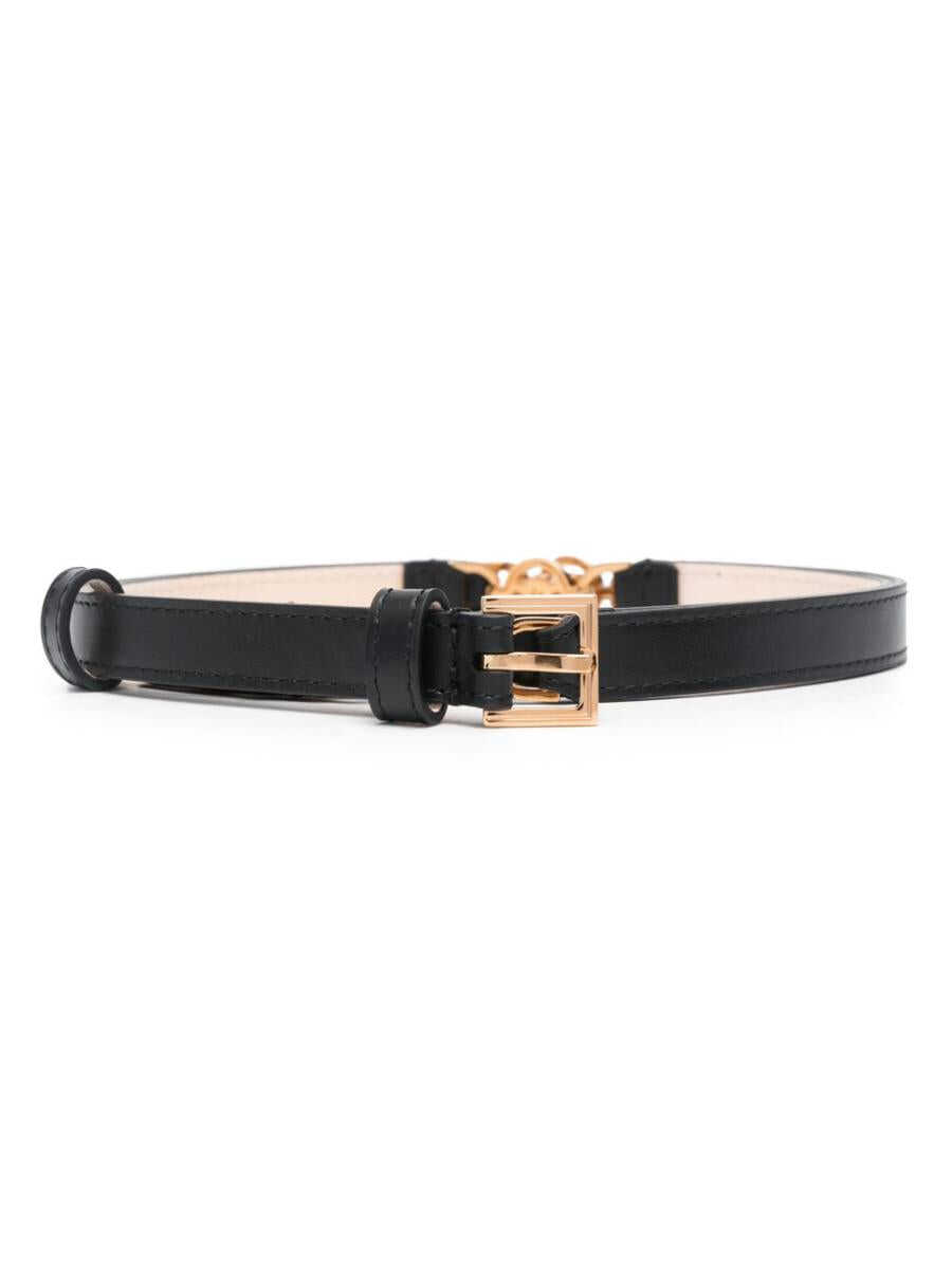 Versace VERSACE Baroque buckle Belt Nero e Oro