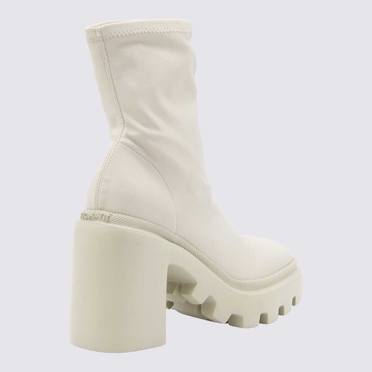 VIC MATIE VIC MATIE BONE LEATHER SAUDI ANKLE BOOTS OSSO