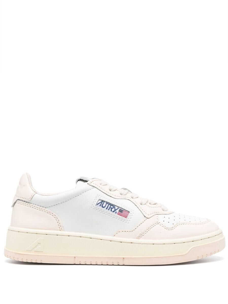 AUTRY AUTRY Medialist Low leather sneakers WHITE