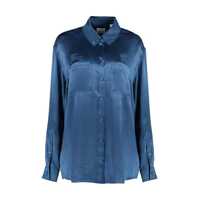 Camasi Burberry Silk Shirt Femei