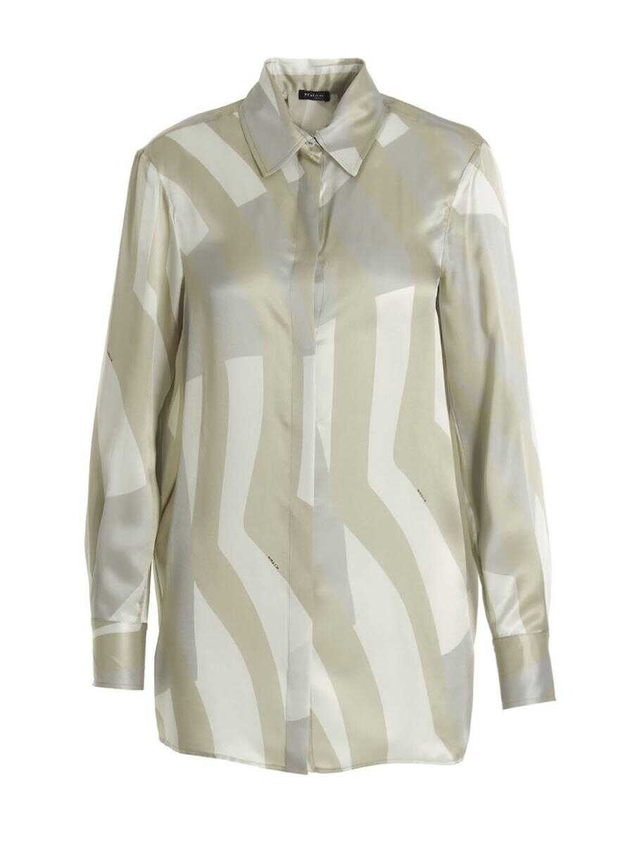 KITON KITON Printed shirt Beige