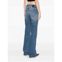 Blugi Off-White Dama - Blugi Off-White OFF-WHITE Flared logo jeans Blue Femei (BM 10914799) - B-mall.ro