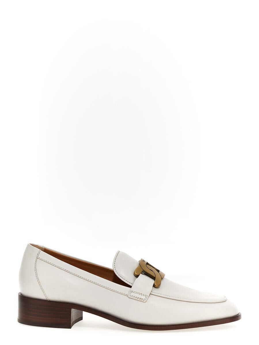 TOD\'S TOD\'S Chain loafers WHITE