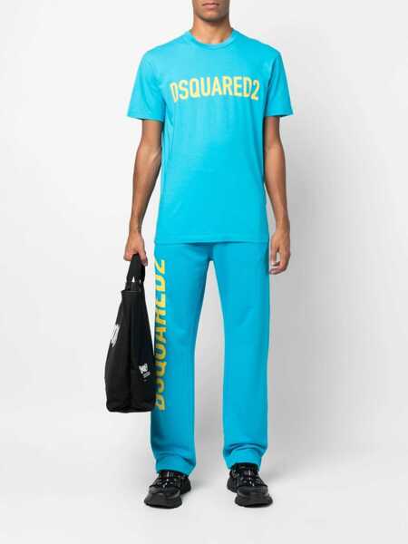 Topuri DSQUARED2 DSQUARED2 T-Shirts BLUE Barbati (BM 10919917) 2