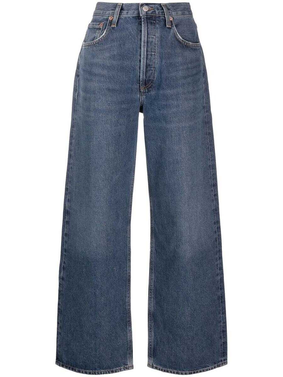 AGOLDE AGOLDE LOW SLUNG BAGGY JEANS BLUE