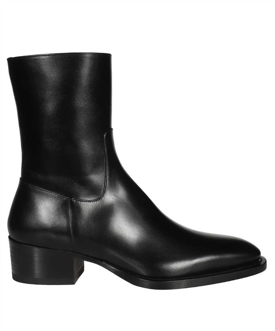 DSQUARED2 DSQUARED2 PIERRE LEATHER ANKLE BOOTS BLACK