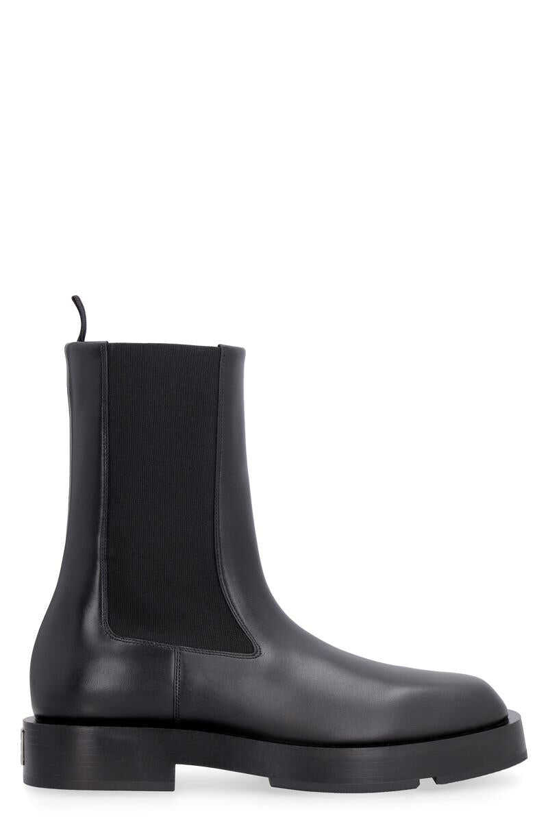 Givenchy GIVENCHY LEATHER CHELSEA BOOTS BLACK