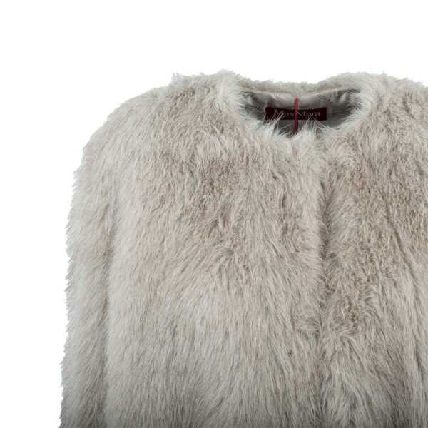 Geci Max Mara Max Mara Eros Faux Fur Jacket GRAY Femei (BM 10929805) 3