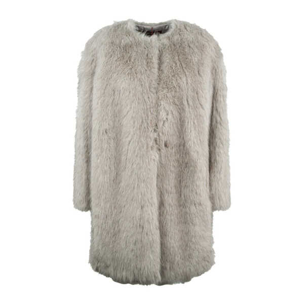 Geci Max Mara Max Mara Eros Faux Fur Jacket GRAY Femei (BM 10929805) 1