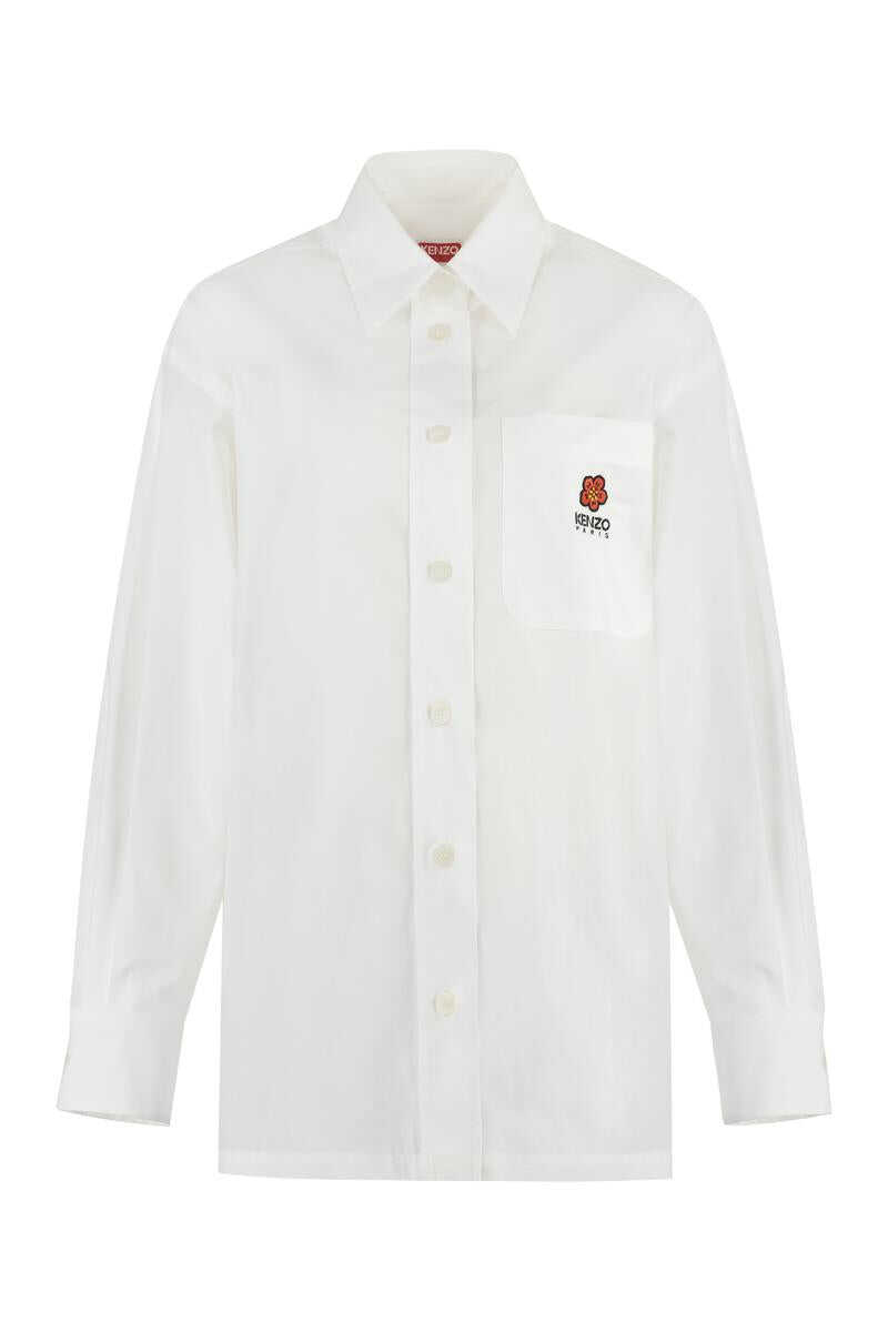 Kenzo KENZO OVERSIZE SHIRT WHITE