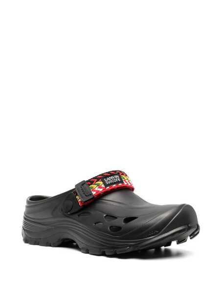 Saboti Lanvin Lanvin X Suikoke Slippers In Black Rubber Woman Black Femei (BM 10932715) 2