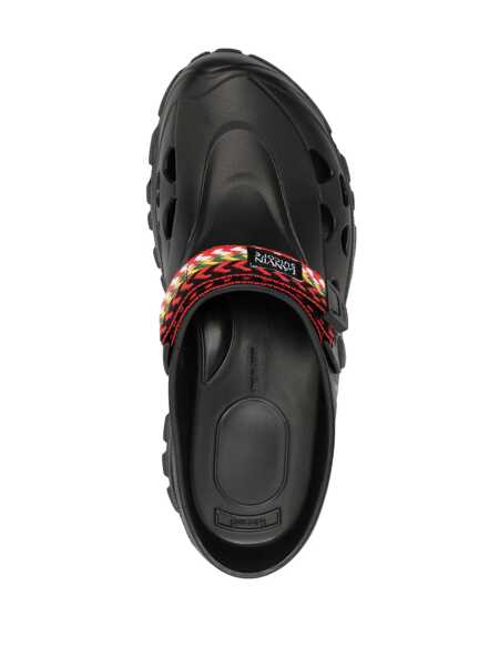 Saboti Lanvin Lanvin X Suikoke Slippers In Black Rubber Woman Black Femei (BM 10932715) 4