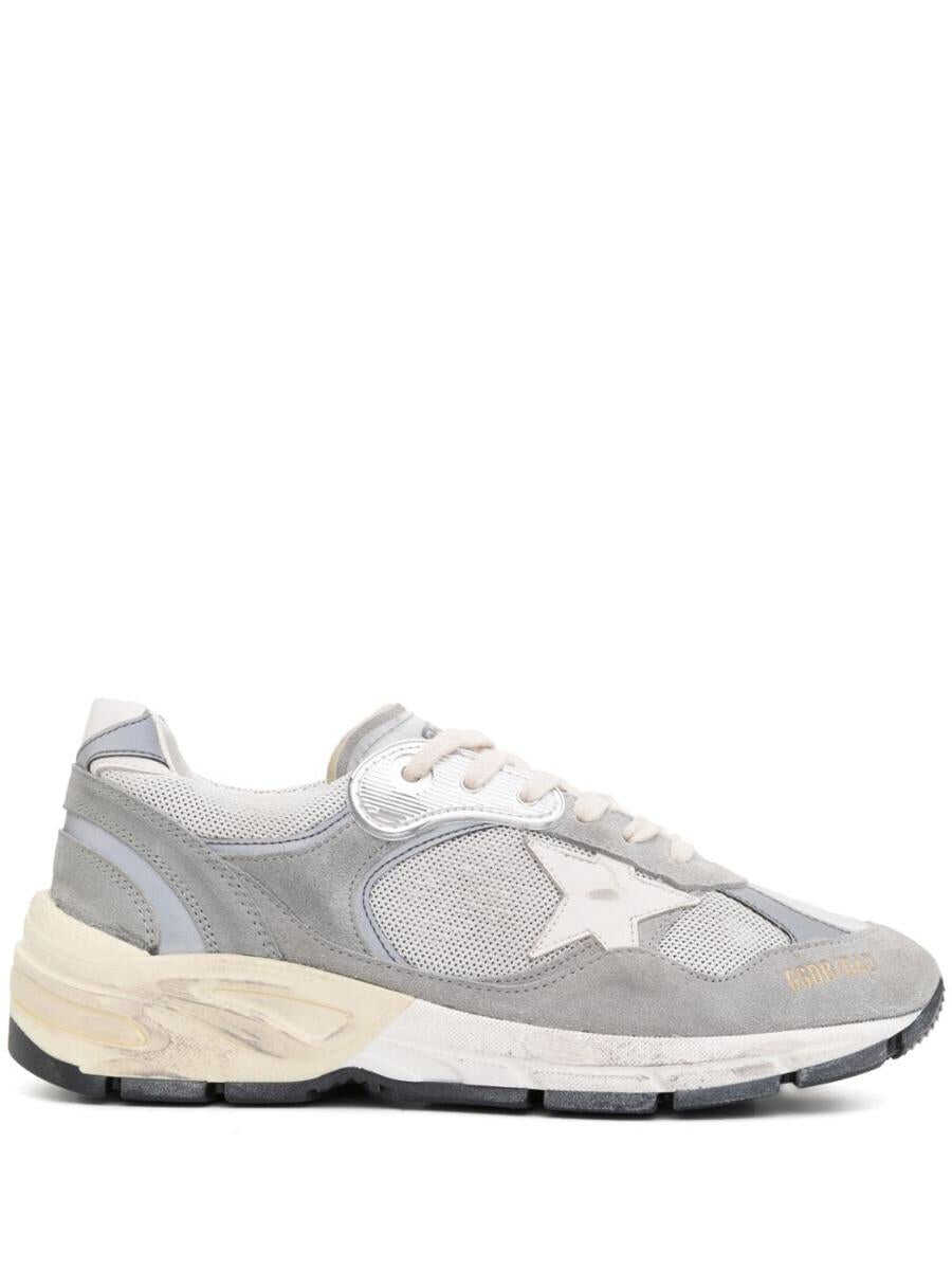 Golden Goose GOLDEN GOOSE Dad-Star mesh-panelled low-top sneakers grey/SILVER/WHITE