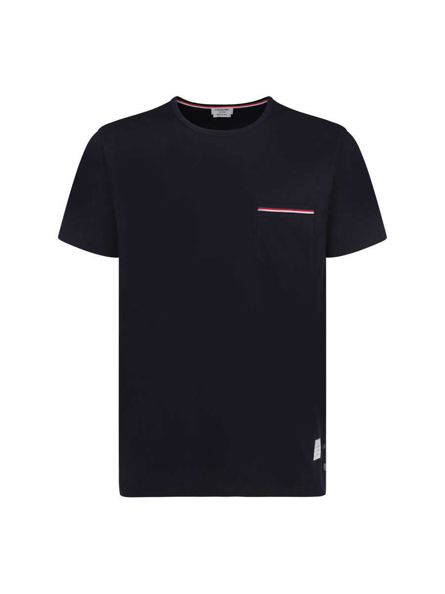 Thom Browne THOM BROWNE T-SHIRTS NAVY