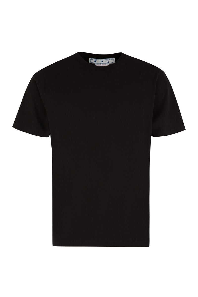 Off-White OFF-WHITE SET OF THREE COTTON T-SHIRTS BLACK