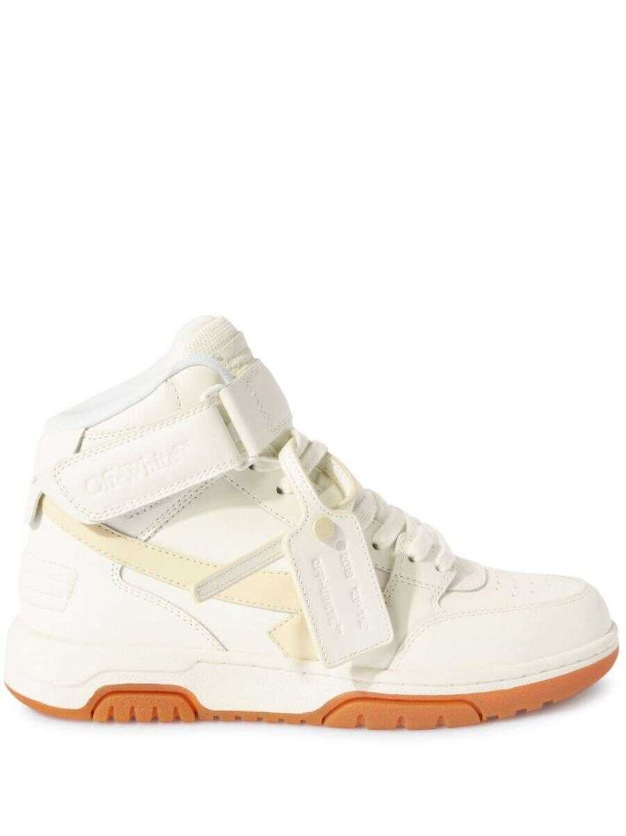 Off-White OFF-WHITE OFF WHITE Out Of Office mid-top sneakers WHITE BEIGE