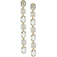 Cercei Crystal Arches Linear Earrings Femei