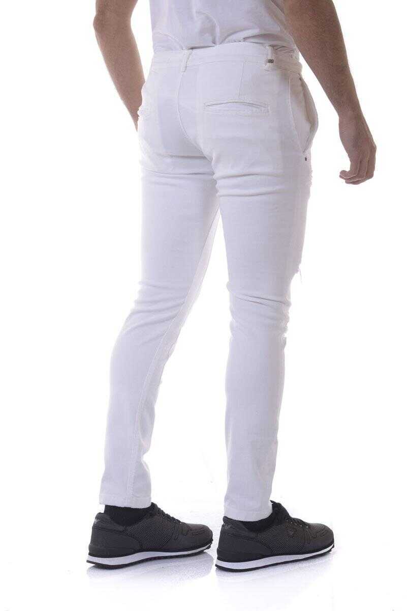 Blugi Daniele Alessandrini Daniele Alessandrini Jeans WHITE Barbati (BM 10944304) 4