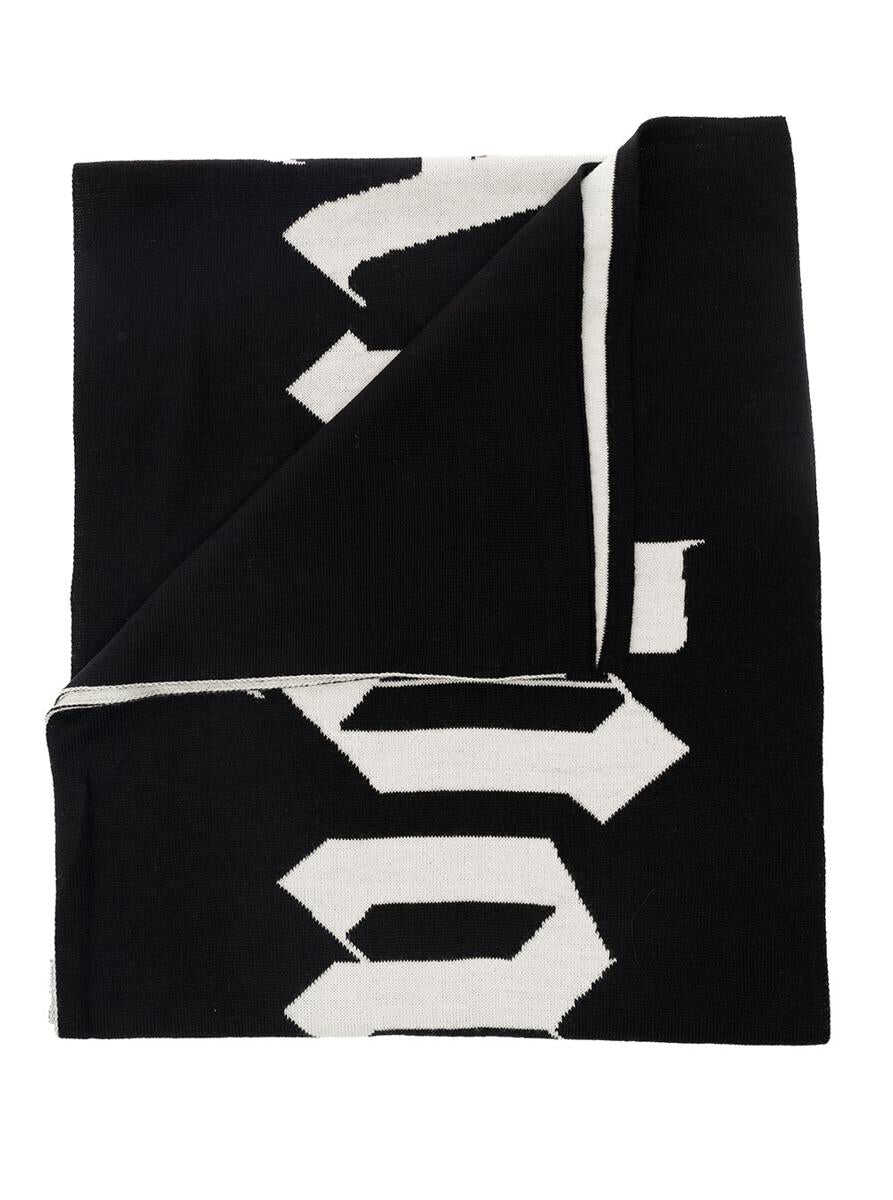 Palm Angels PALM ANGELS "Logo Jord" scarf BLACK