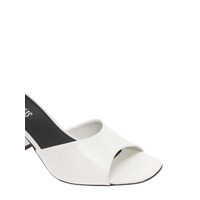 Sandale Paris Texas Dama - Sandale Paris Texas Anja White Mules with Block Heel in Patent Leather Woman White Femei (BM 10946185) - B-mall.ro
