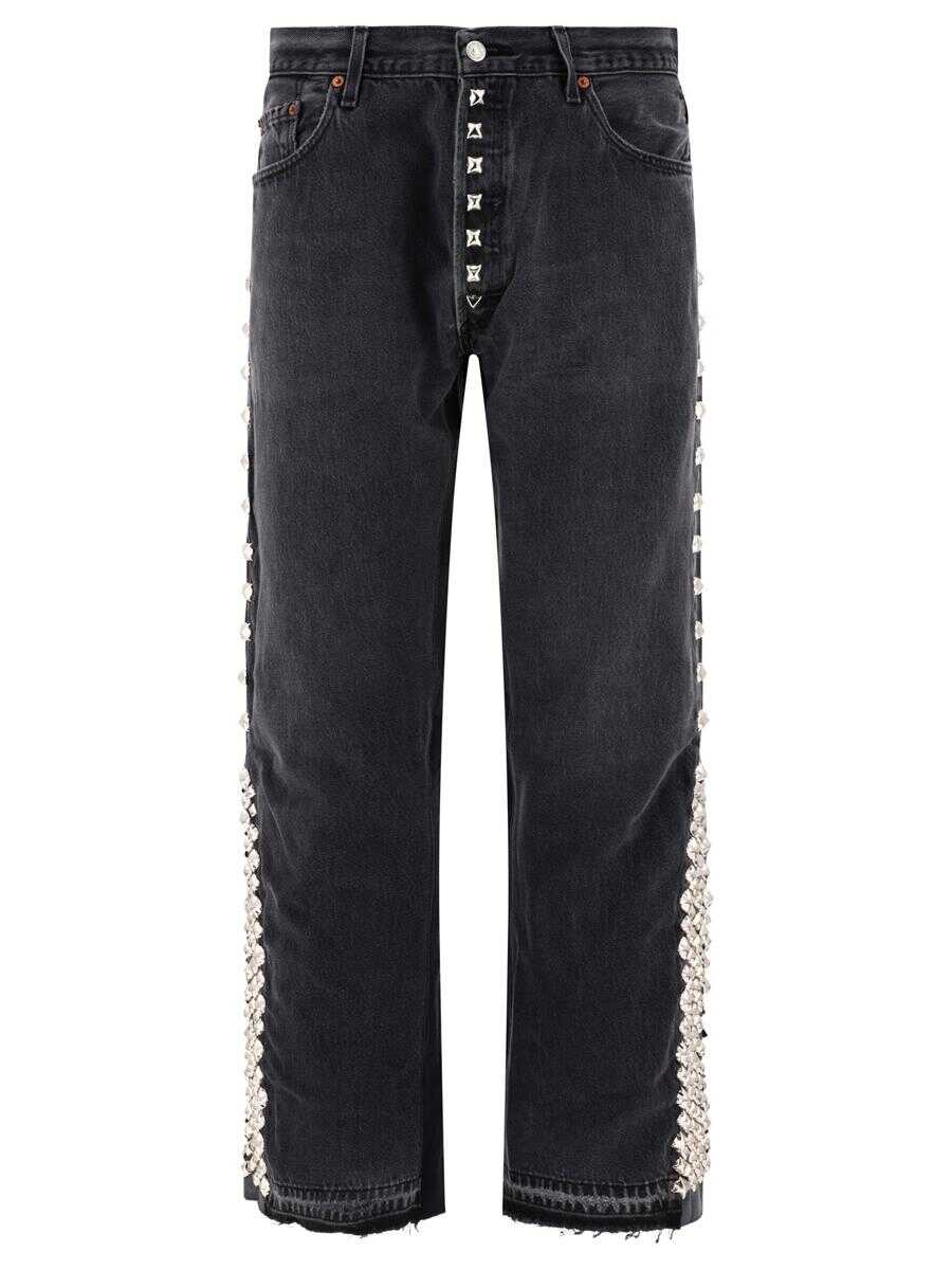 GALLERY DEPT. "Le Flare Studded" jeans Black