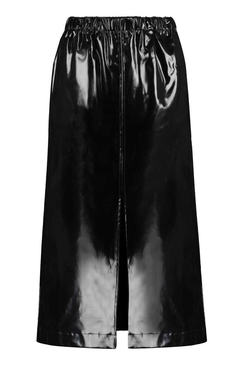 Maison Margiela MAISON MARGIELA FAUX LEATHER SKIRT black