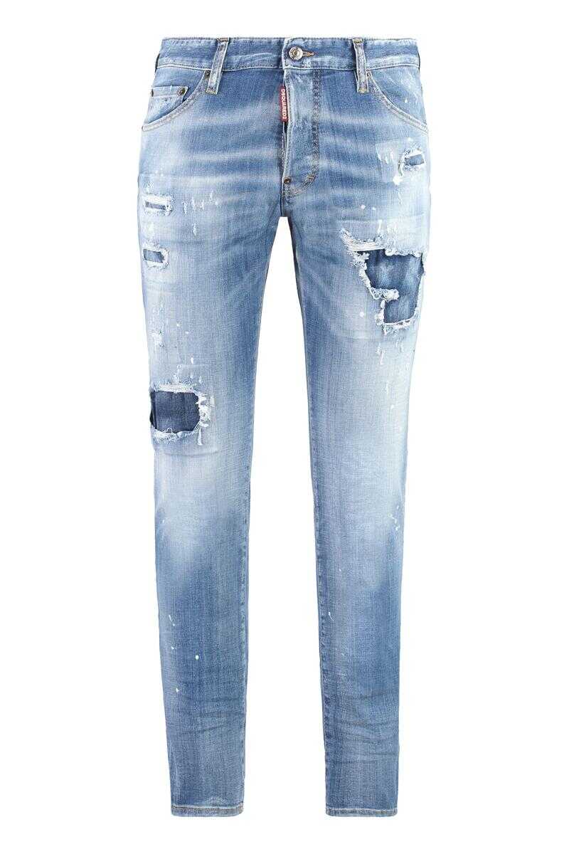 DSQUARED2 DSQUARED2 COOL GUY 5-POCKET JEANS Denim