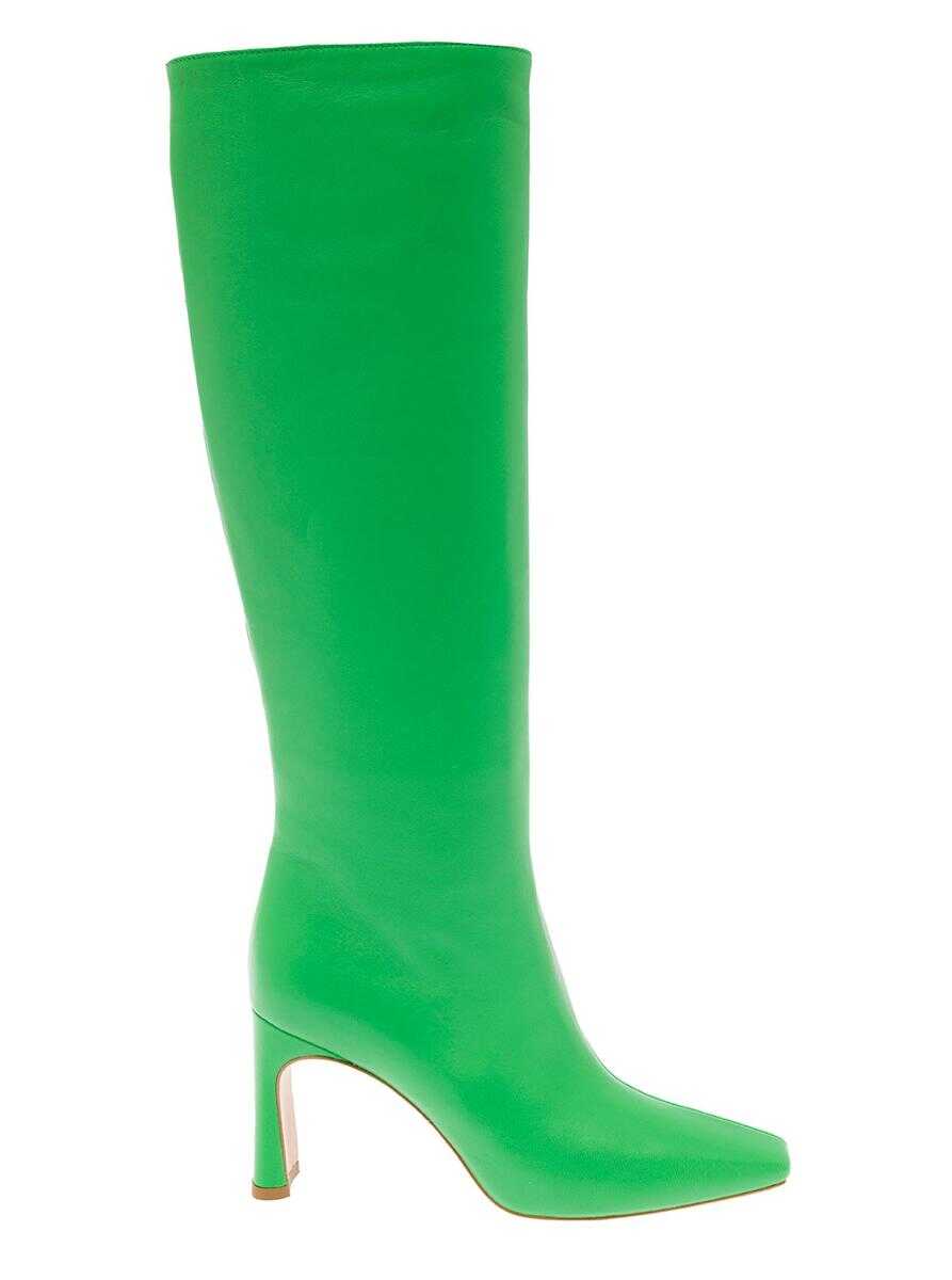 Liu Jo Liu Jo Leonie Hanne Woman\'s Green Leather Boots Green