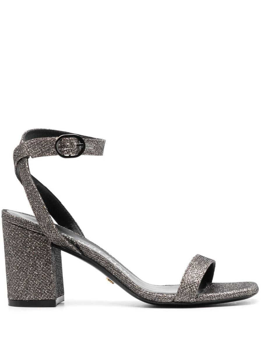 Stuart Weitzman STUART WEITZMAN NEARLYBARE SANDALS SHOES GREY