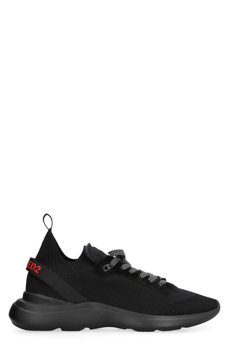 DSQUARED2 DSQUARED2 FLY FABRIC LOW-TOP SNEAKERS black