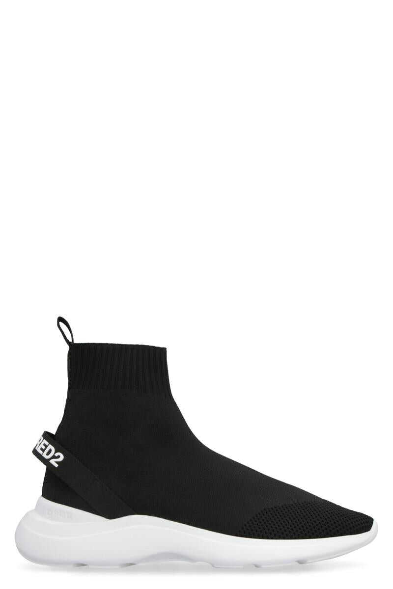 DSQUARED2 DSQUARED2 FLY KNITTED SOCK-SNEAKERS black