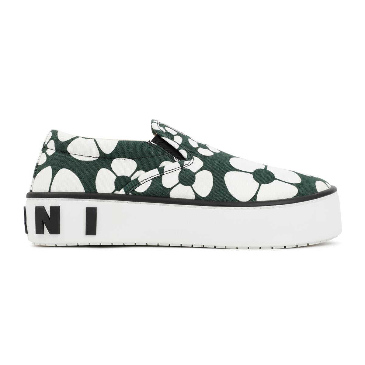 CARHARTT WIP X MARNI CARHARTT WIP X MARNI PAW SLIP ON SHOES Green