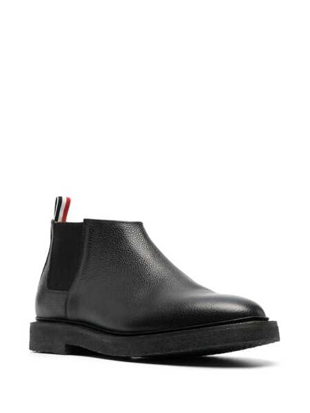 Bocanci Thom Browne Thom Browne Boots Black Barbati (BM 10958620) 2