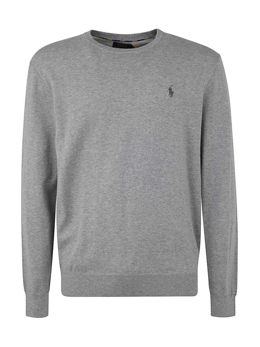 Ralph Lauren POLO RALPH LAUREN LS SF CN PP LONG SLEEVE SWEATER CLOTHING GREY