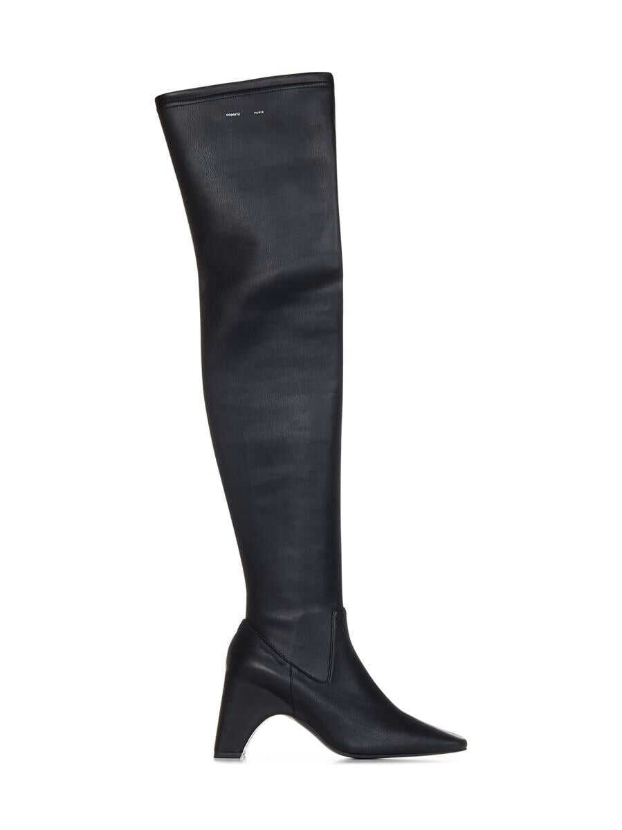 COPERNI Coperni Stretch Thigh High Boots Black