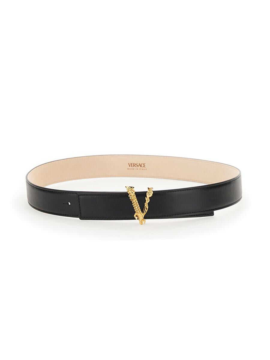 Versace VERSACE VIRTUS BELT BLACK